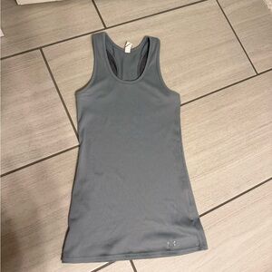 Under Armour Ribbed Tank Top- Grey